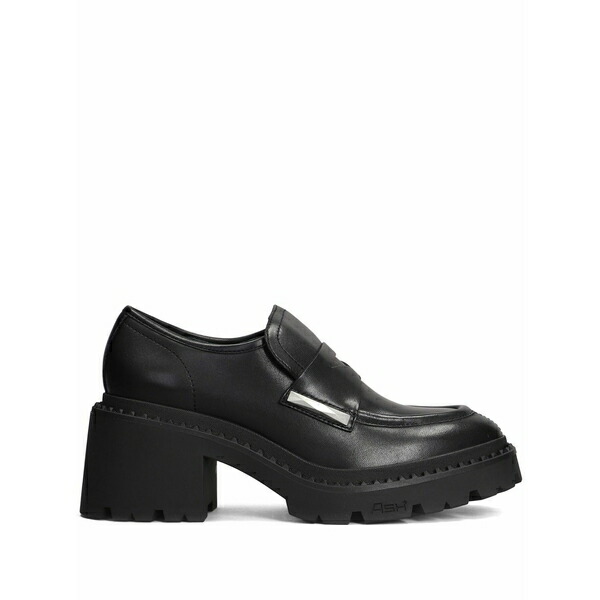 死灰 レディース パンプス シューズ 80粍 norton loafers Black