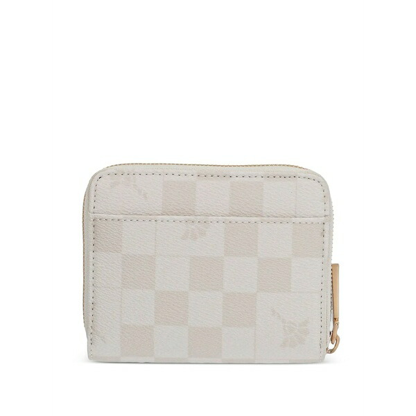 ジョープ レディース 紙入れ 付属品 Cortina piazza nisa check-pattern zip-around wallet Grey