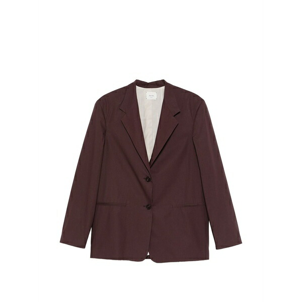 アリジ レディース 上衣＆上衣 アウター Button jacket Brown