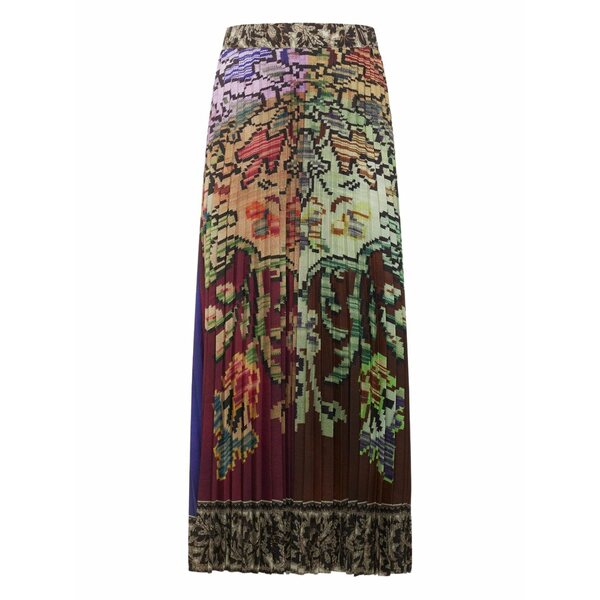 ピエール＝ルイ・マシア レディース スコート ボトムス Pleated floral-print skirt Brown