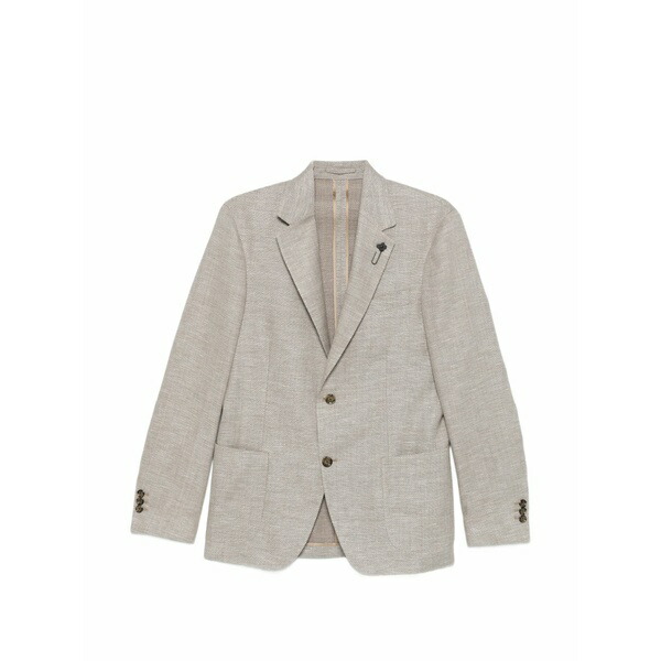 ラルディーニ メンズ 上衣＆上衣 アウター Flap-pocket blazer Grey