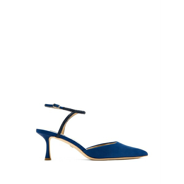 バッジェリーミシュカ レディース パンプス シューズ Autumn crystal-embellished pumps Blue