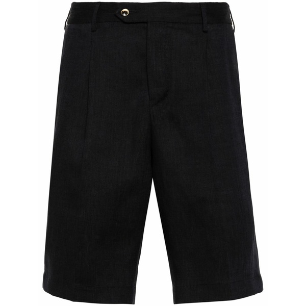 PTトリノ メンズ 心地好いズボン下 ボトムス Linen bermuda shorts Blue