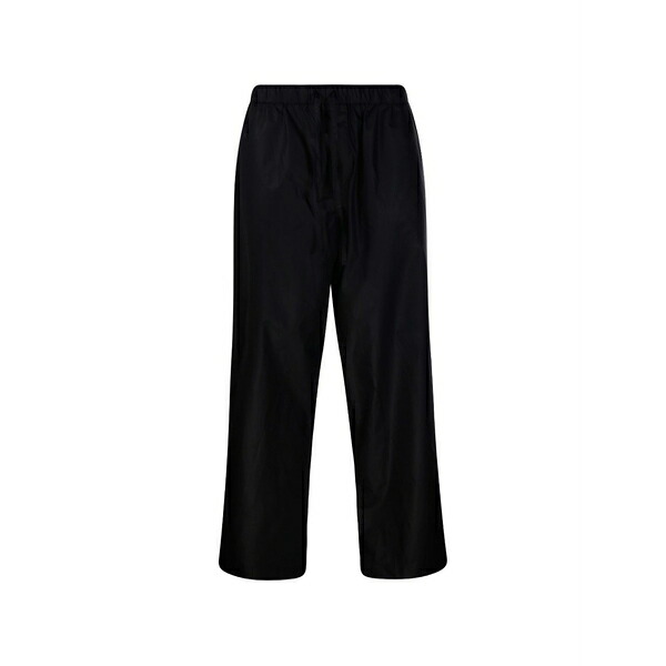 ダークパーク メンズ カジュアルパンツ ボトムス Drawstring trousers Black｜asty