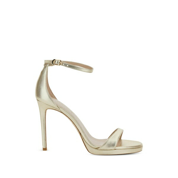 スチュアート ワイツマン レディース サンダル シューズ Nudist platform sandals Gold