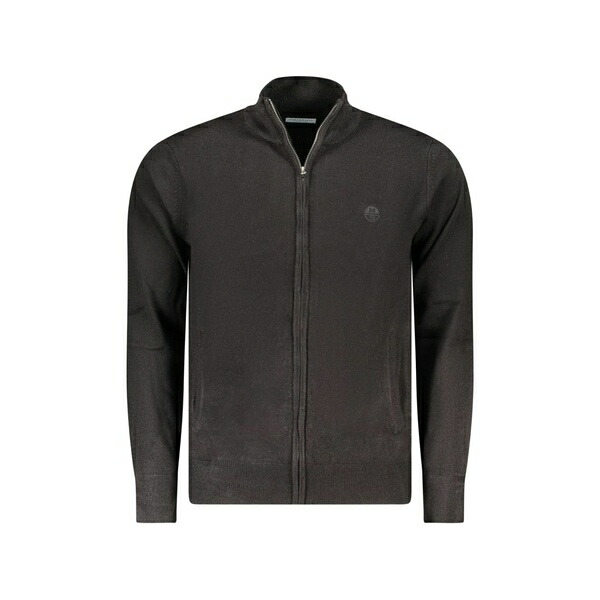 北の方大売り出し メンズ ジレー アウター Zip-up logo-patch cardigan Brown