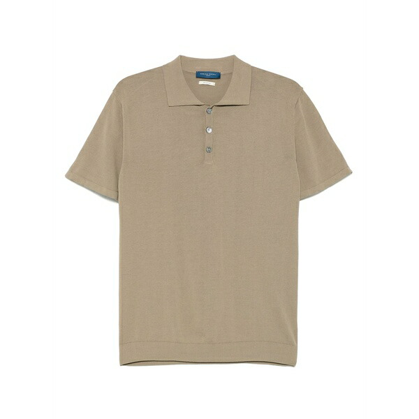ダニエル フィエゾリ メンズ スポーツシャツ トップス Cotton polo shirt Grey