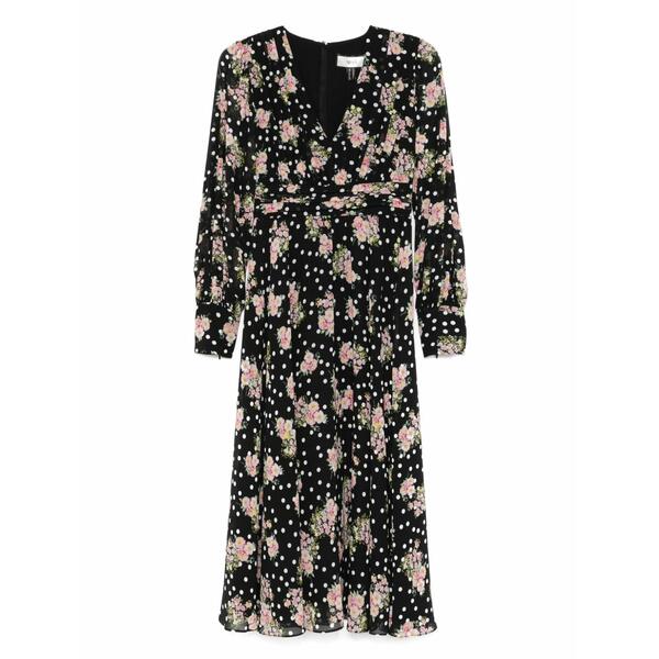 ニッサ レディース 衣裳 トップス Printed MIDI dress Black