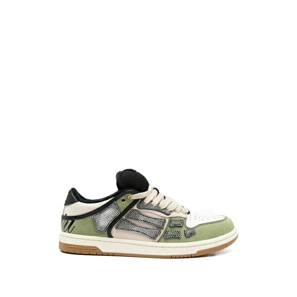 アミリ メンズ スニーカー シューズ Xl skel low sneakers Green