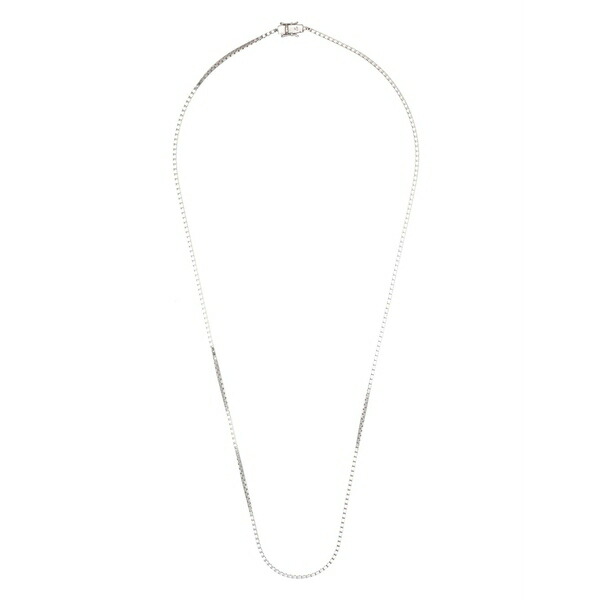 トム白木 メンズ 首飾り・チョー鉄道車両 佩び物 Square venetian chain necklace Silver