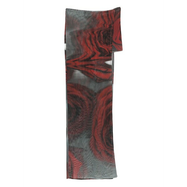 ジャン極点 ゴルチエ レディース 心地よいズボン下 ボトムス Blurry roses mini skort Red
