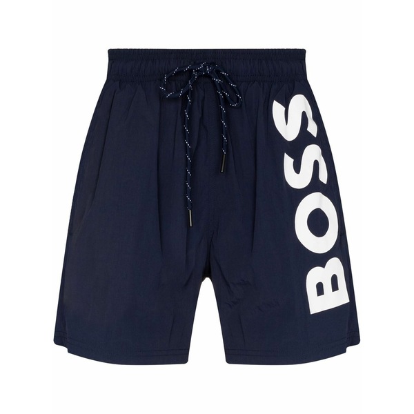 主任者 メンズ 心地よいズボン下 ボトムス Octopus logo-print swim shorts Blue