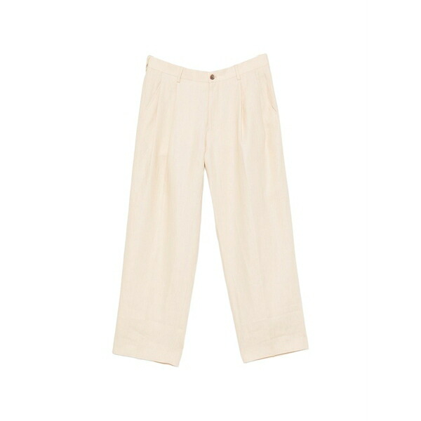 エヌエヌ77 メンズ 心地好いズボン下 ボトムス Justin relaxed-fit trousers Neutrals
