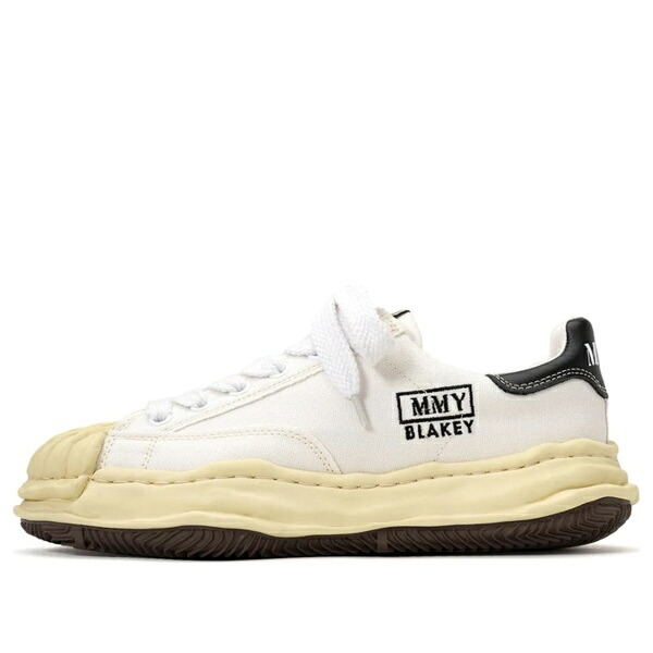 Maison MIHARA YASUHIRO ミハラヤスヒロ メンズ スニーカー 【Maison MIHARA YASUHIRO BLAKEY VL OG Sole Canvas Low-top Sneaker 'White' A09FW732-WHT】 サイズ US_11(29.0cm)｜asty