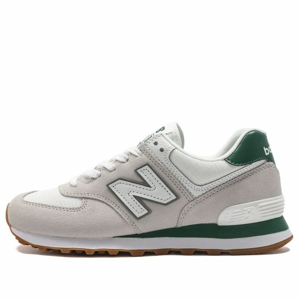 New Balance ニュー平衡にする メンズ スニーカー  【New Balance 574 \u0027White Green\u0027 ML574TD2】  大きさ US_7.5(25.5糎)
