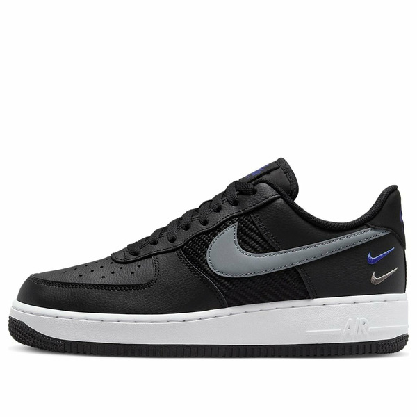 Nike ナイキ メンズ スニーカー  【Nike Air Force 1 Low \u002707 \u0027Double Swoosh Black Racer Blue\u0027 FD0666-001】  大きさ US_11.5(29.5糎)