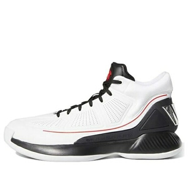 adidas アディダス メンズ スニーカー 【adidas D Rose 10 'White Black Red' EH2369】 サイズ US_10(28.0cm)|asty