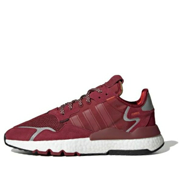 adidas アディダス メンズ スニーカー  【adidas Nite Jogger \u00273M Burgundy\u0027 EE5870】  大きさ US_10.5(28.5糎)