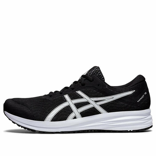 ASICS アシックス メンズ スニーカー  【ASICS Patriot 12 \u0027Black White\u0027 1011A823-001】  大きさ US_12(30.0糎)