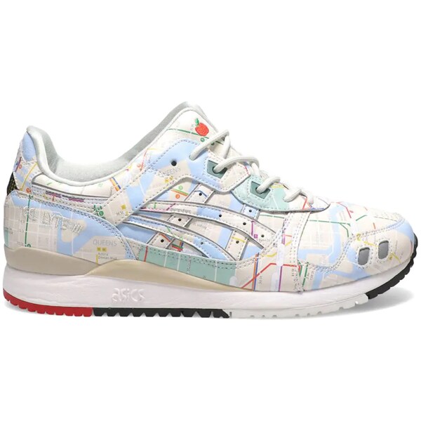 ASICS アシックス メンズ スニーカー 【ASICS Gel-Lyte III atmos NYC Subway】 サイズ US_10(28.0cm) Birch/Pure Silver/Multi