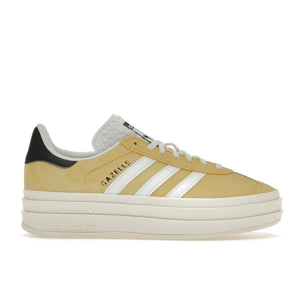 adidas アディダス レディース スニーカー 【adidas Gazelle Bold Almost Yellow (Women's)】 サイズ US_8(25.0cm) Almost Yellow/Cloud White/Legend Ink