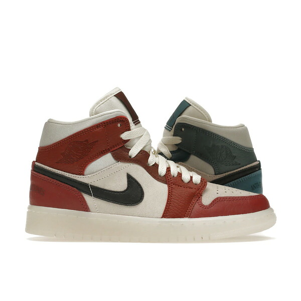 Jordan ジョーダン レディース スニーカー 【Jordan 1 Mid Anti-Gravity Machines (Women's)】 サイズ US_6.5(23.5cm) Dark Pony/Saturn Gold-Redstone