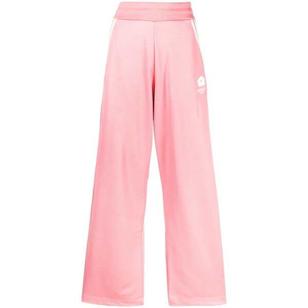 ケンゾー レディース 心地好いズボン下 ボトムス Side-stripe track pants Pink
