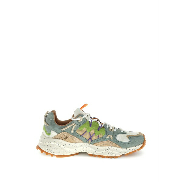 御花お山 レディース スニーカー シューズ Nubuck leather sneakers Blue