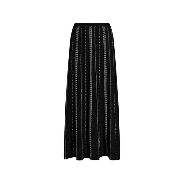プロエンザ スクーラー 白いこと 付け札 レディース スコート ボトムス Morena textured maxi skirt Black