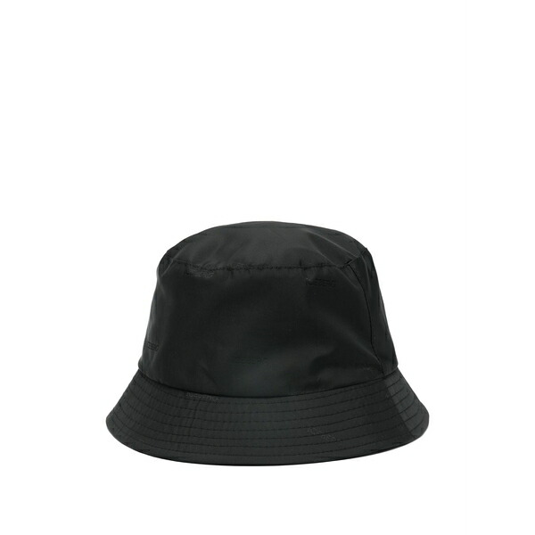 アイスバーグレタス レディース かぶり笠 付属品 Logo-detail bucket hat Black
