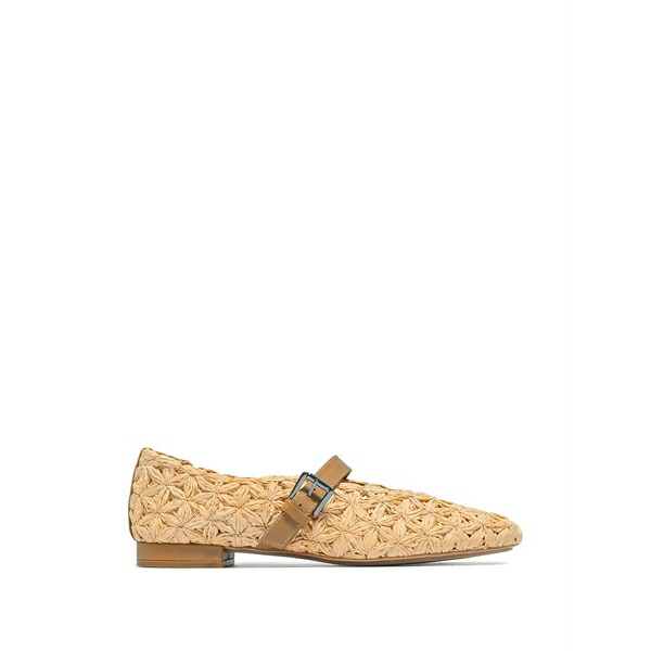 ベルナルド レディース サンダル シューズ Borden woven buckle ballet flats Neutrals