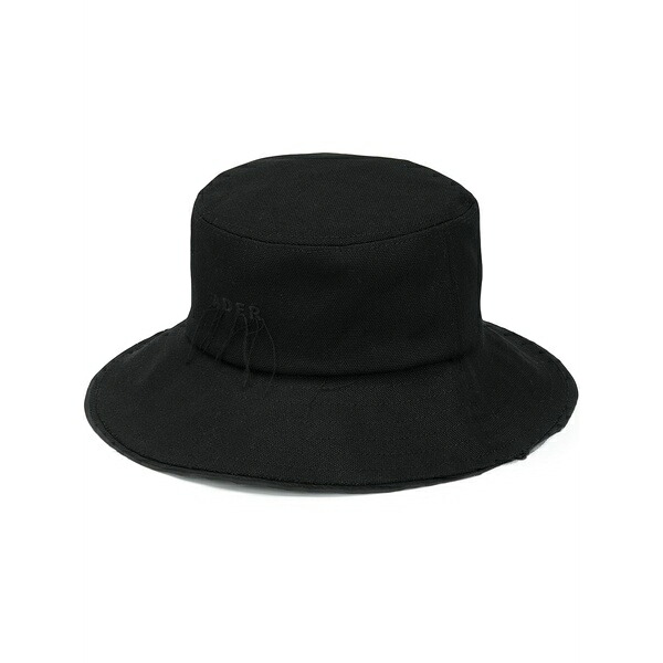 アーダーエラー メンズ かぶり笠 佩び物 Tonal logo bucket hat Black