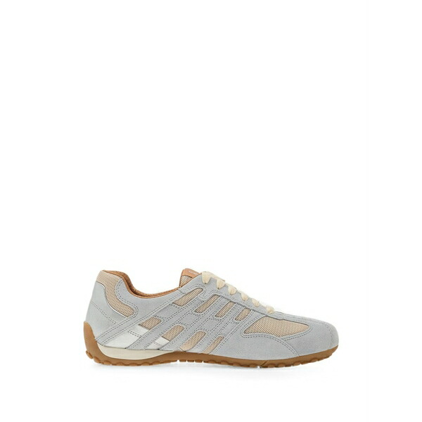 ジェオックス レディース スニーカー シューズ Snake original panelled mesh-insert sneakers Grey