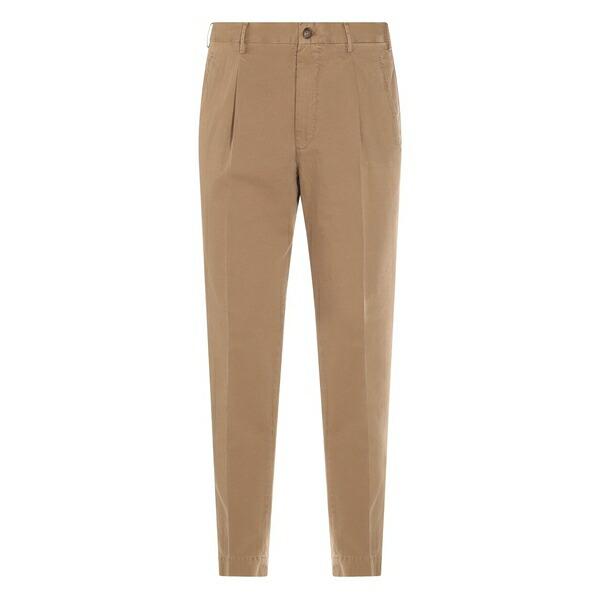 インコテックス メンズ 心地好いズボン下 ボトムス Logo-patch trousers  Neutrals