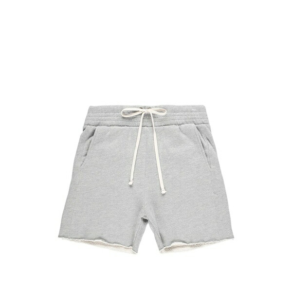 レスティエン メンズ 心地好いズボン下 ボトムス Yacht raw-edge shorts Grey
