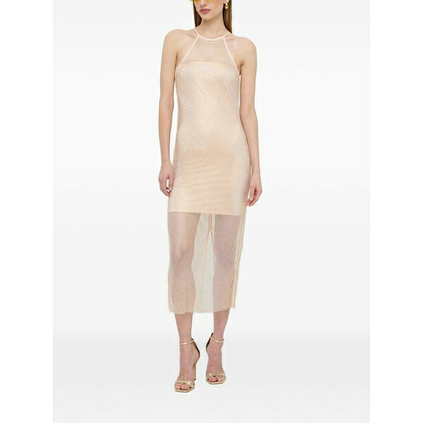 パトリツィア ペペ レディース 衣裳 トップス Embellished MIDI dress Neutrals