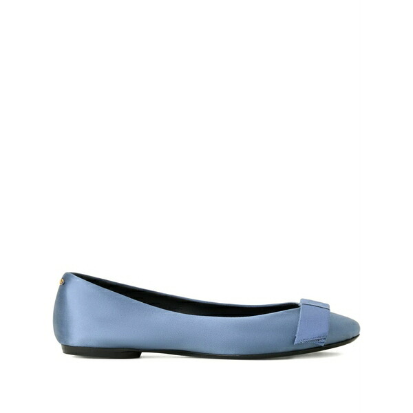 ランバン レディース サンダル シューズ Ribbon ballet flats Blue
