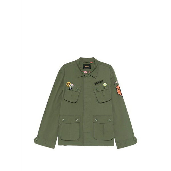 デウス 抽出エキス マキナ メンズ 上衣＆上衣 アウター Power shirt jacket Green