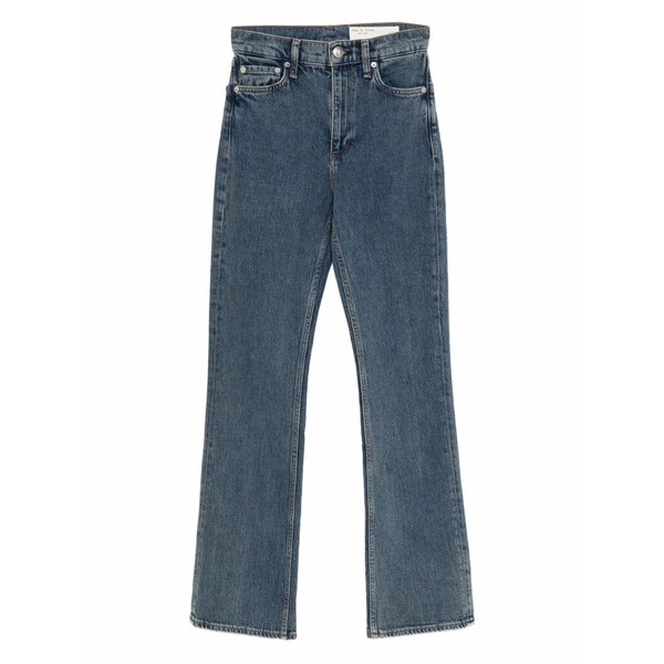 ラグアンドボーン レディース ジーンズズボン下 ボトムス Peyton high-rise bootcut jeans Blue