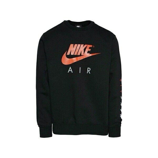 ナイキ メンズ パーカー・スウェットシャツ アウター Air logo-print sweater Black