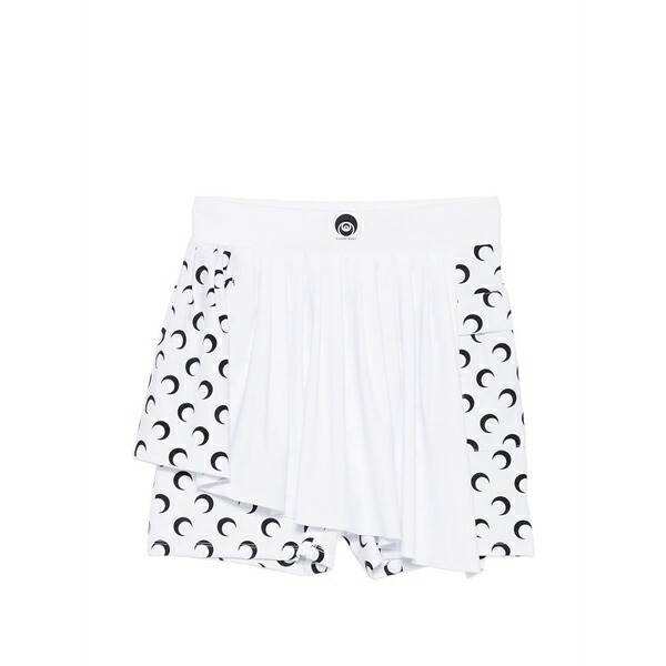 米国海兵隊員 独居室 レディース 心地よいズボン下 ボトムス Athleisure mini skirt White