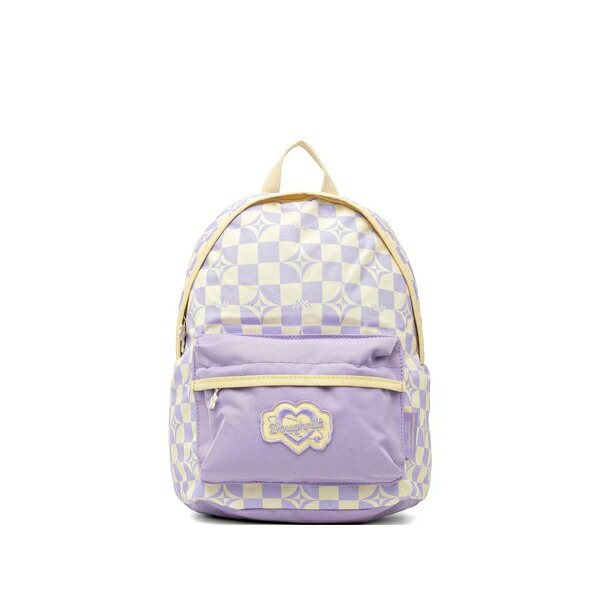 ドーナッツ レディース うしろ側容器に並べる・背嚢 御徒面子 Mini plus one kaleido checkerboard-print logo-patch backpack Yellow