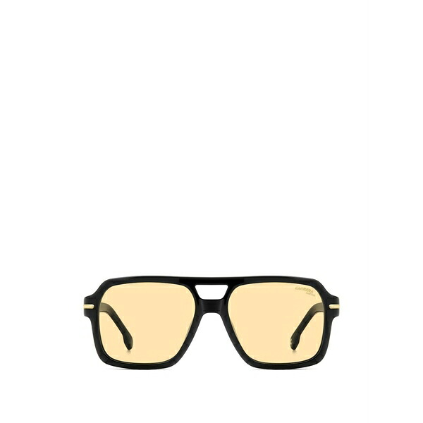 カレーナ メンズ サングラス・アイウェア 付属物 Square-frame sunglasses Black