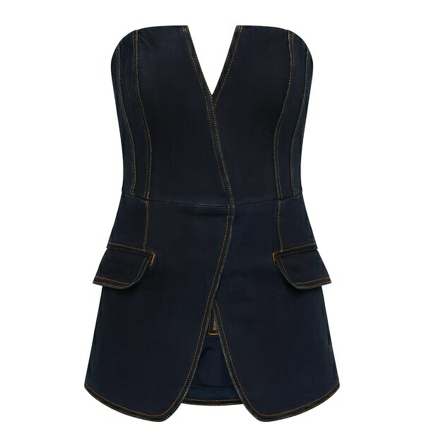 レベッカ・ヴァランス レディース カットソー トップス Pilot top Blue