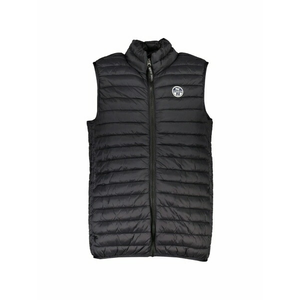 北の方大売り出し メンズ 上衣＆上衣 アウター Quilted sleeveless jacket Black