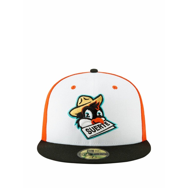 ニュー内鰓 メンズ 鳥打ち帽 付属物 59fifty norfolk tides \u0027copa de la diversion\u0027 pajaritos de norfolk fitted cap Orange