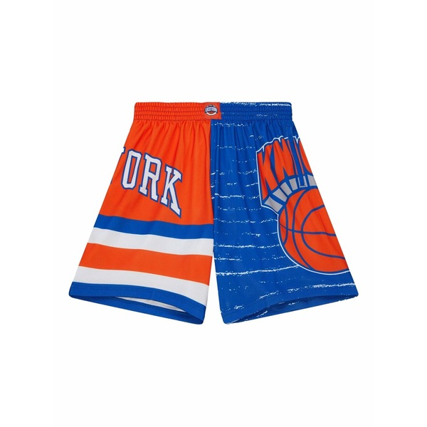 ミッチェル\u0026ネス メンズ 心地よいズボン下 ボトムス New york knicks jumbotron 3.0 shorts Blue