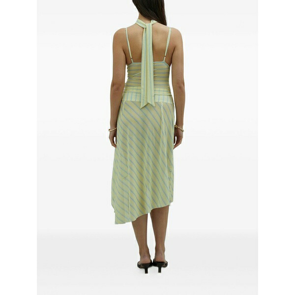 ハウスオブサニー レディース カットソー トップス Striped-pattern top Yellow