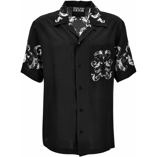 呼びりん探し回る メンズ ティーシャツ トップス Printed shirt Black