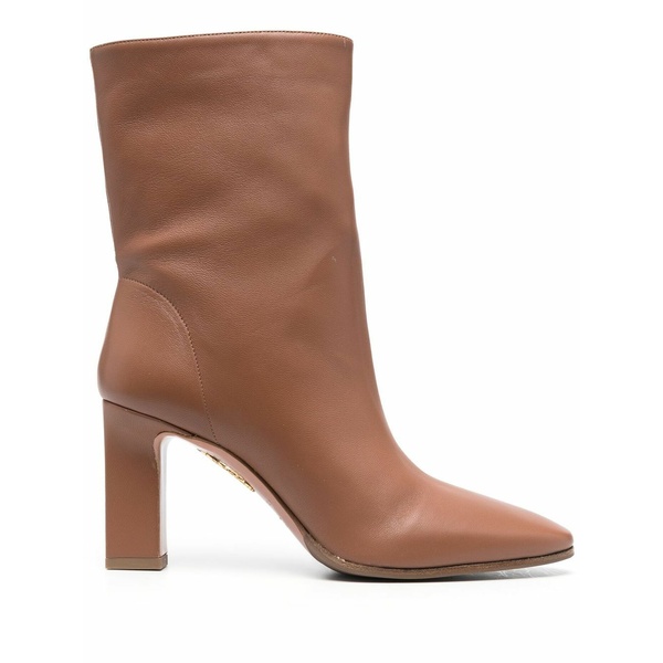 アクアズーラ レディース ブーツ シューズ Manzoni 85mm ankle boots Brown|asty
